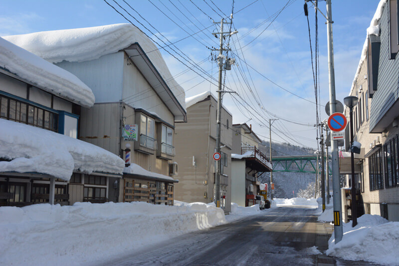 西和賀町の雪の様子