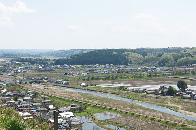 喜連川エリアの俯瞰写真