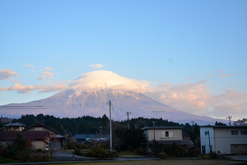 富士山を眺めながら暮らす