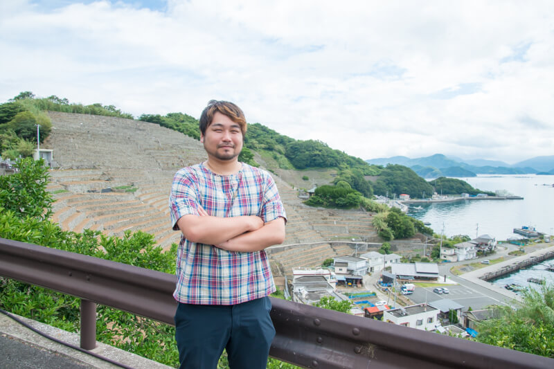 遊子地区地域おこし協力隊の鬼木陽介さん